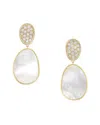Marco Bicego 18k 0.56 Ct. Tw. Diamond Lunaria Earrings In Multi
