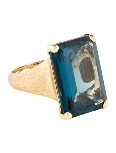 Pre-owned Marco Bicego 18k 20.50ctw Topaz Cocktail Ring In Multi