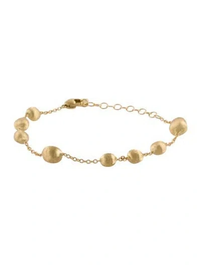 Pre-owned Marco Bicego 18k Africa Bead Bracelet, 7" In Multi