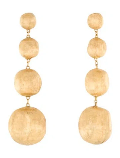 Pre-owned Marco Bicego 18k Africa Four-drop Earrings In Multi