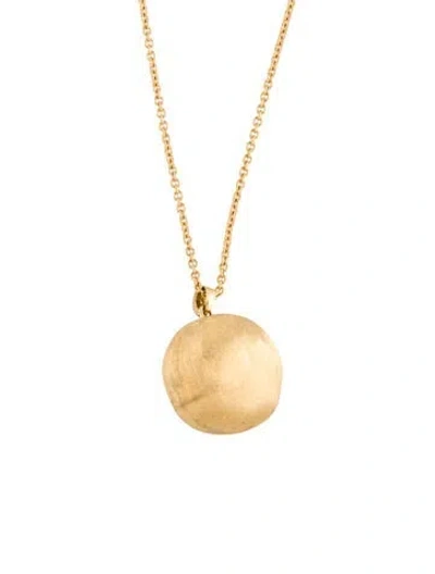 Pre-owned Marco Bicego 18k Africa Pendant Necklace, 31.25" In Multi