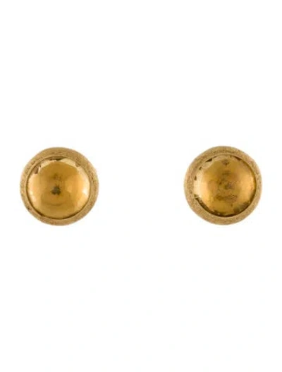 Pre-owned Marco Bicego 18k Citrine Stud Earrings In Multi