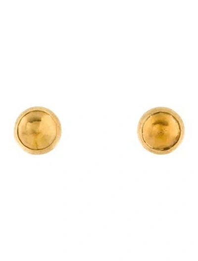 Pre-owned Marco Bicego 18k Citrine Stud Earrings In Multi