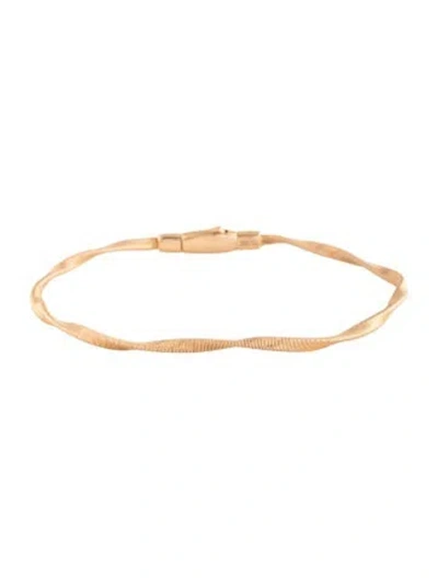 Pre-owned Marco Bicego 18k Coil Bangle, 6.75" In Multicolor