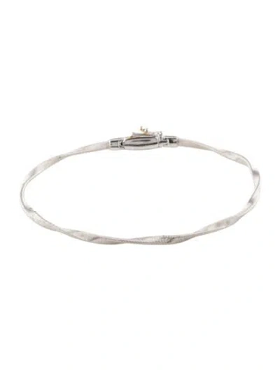 Pre-owned Marco Bicego 18k Coil Bangle Bracelet, 6.75" In Multi