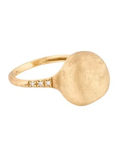 Pre-owned Marco Bicego 18k Diamond Africa Ring In Multi