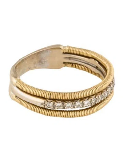Pre-owned Marco Bicego 18k Diamond Band In Multi