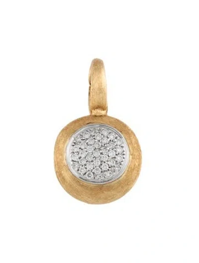 Pre-owned Marco Bicego 18k Diamond Jaipur Enhancer/pendant In Multicolor