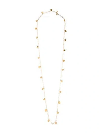 Pre-owned Marco Bicego 18k Fringe Station Necklace, 36" In Multi