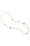 Marco Bicego 18k Gold Lunaria Color Long Necklace In Gold