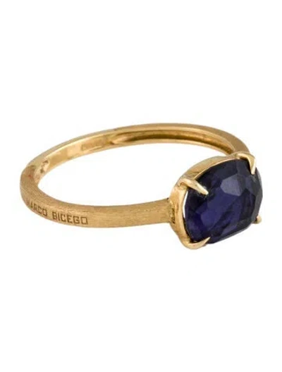 Pre-owned Marco Bicego 18k Iolite Cocktail Ring In Multicolor