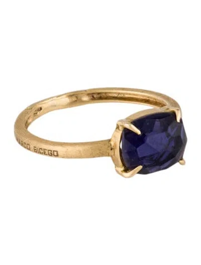 Pre-owned Marco Bicego 18k Iolite Murano Cocktail Ring In Multi