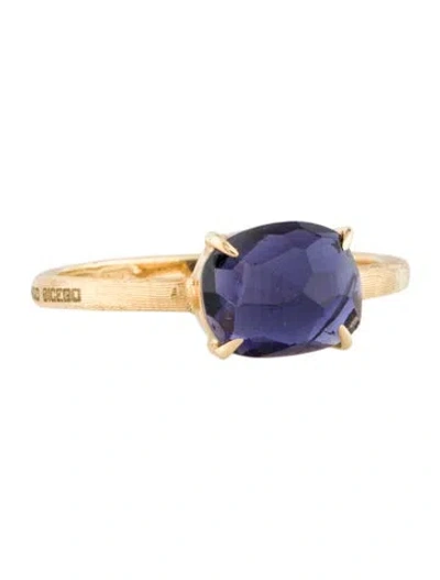 Pre-owned Marco Bicego 18k Iolite Murano Ring In Multi