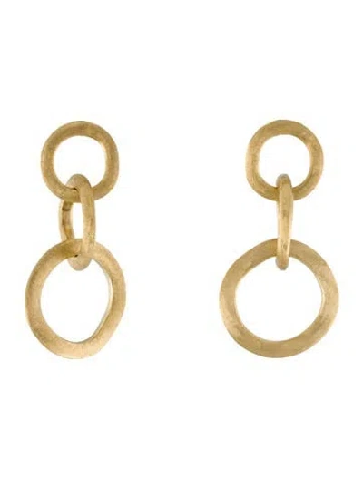 Pre-owned Marco Bicego 18k Jaipur Gold Link Earrings In Multi