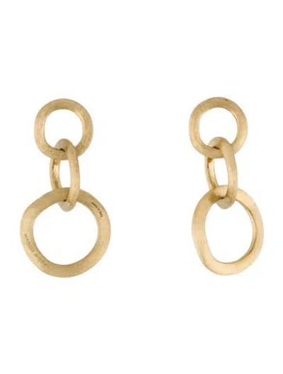 Pre-owned Marco Bicego 18k Jaipur Link Drop Earrings, Long In Multi