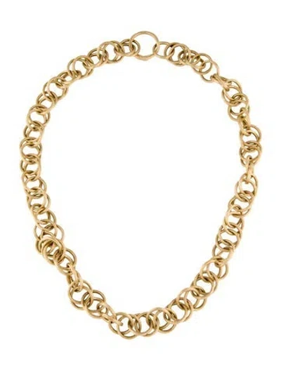 Pre-owned Marco Bicego 18k Jaipur Link Necklace, 21" In Multi