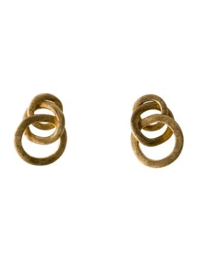 Pre-owned Marco Bicego 18k Knot Earrings In Multi