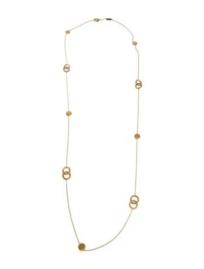 Pre-owned Marco Bicego 18k Link Long Necklace, 37" In Multi