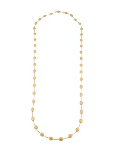 Pre-owned Marco Bicego 18k Long Station Necklace, 36" In Multi