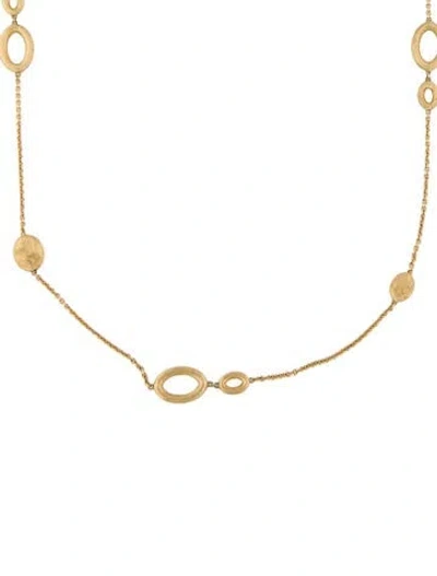 Pre-owned Marco Bicego 18k Long Station Necklace, 36.25" In Multi