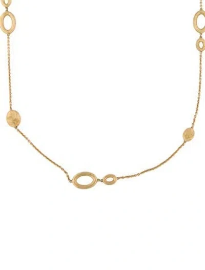 Pre-owned Marco Bicego 18k Long Station Necklace, 36.25" In Multicolor