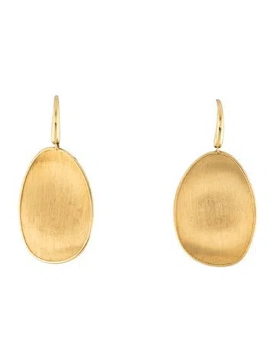 Pre-owned Marco Bicego 18k Lunaria Medium Drop Earrings In Multicolor