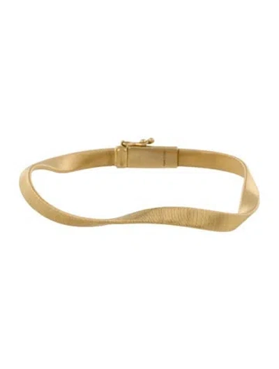 Pre-owned Marco Bicego 18k Marrakech Twisted Supreme Link Bracelet, 6.75" In Multi