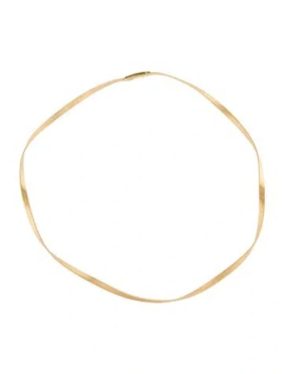 Pre-owned Marco Bicego 18k Marrakech Twisted Supreme Necklace, 16.75" In Multi