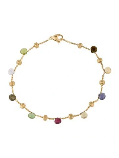 Pre-owned Marco Bicego 18k Multistone Bracelet, 8"