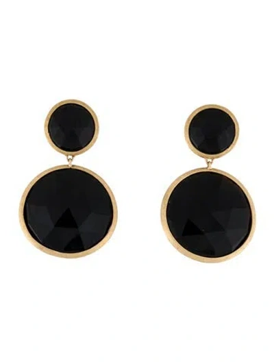 Pre-owned Marco Bicego 18k Onyx Jaipur Color Drop Earrings In Multi