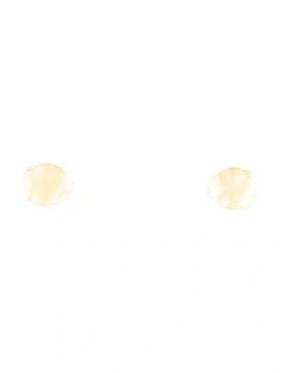 Pre-owned Marco Bicego 18k Siviglia Bean Stud Earrings In Multicolor