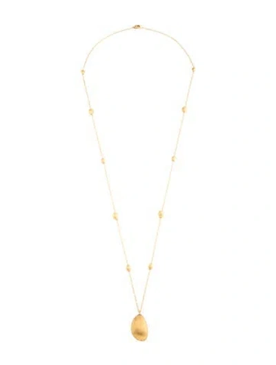 Pre-owned Marco Bicego 18k Siviglia Pendant Necklace, 31" In Multicolor