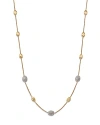 MARCO BICEGO 18K SIVIGLIA SMALL BEAD SHORT NECKLACE, 16.5