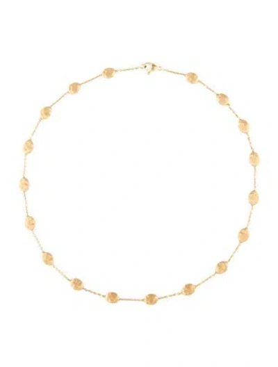 Pre-owned Marco Bicego 18k Siviglia Station Necklace , 16" In Multicolor