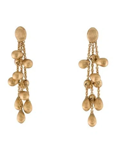 Pre-owned Marco Bicego 18k Siviglia Three-strand Drop Earrings In Multi