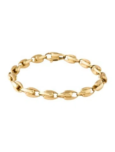 Pre-owned Marco Bicego 18k Small Lucia Link Bracelet, 6.5" In Multicolor