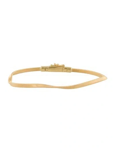 Pre-owned Marco Bicego 18k Twisted Coil Bracelet, 6" In Multi