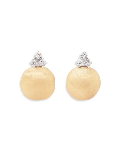Marco Bicego Beaded Drop Earrings In 18k Yellow Gold