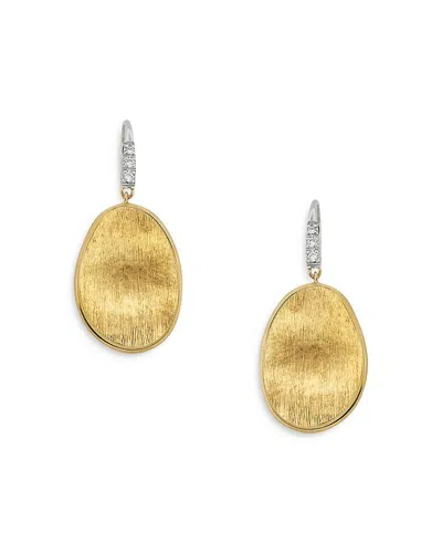 Marco Bicego Women's Lunaria 18k Yellow & White Gold Diamond Drop Earrings