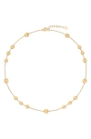 Marco Bicego 18k Yellow Gold Bead Station Necklace In 18k Yellow Gold