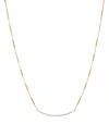 Marco Bicego 18k Yellow Gold Goa Necklace With Diamonds, 16 In White/gold