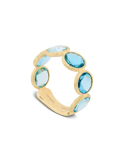 Marco Bicego 18k Yellow Gold Jaipur Color Gemstone Bezel Band