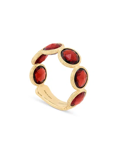 Marco Bicego 18k Yellow Gold Jaipur Color Gemstone Bezel Band In Multi