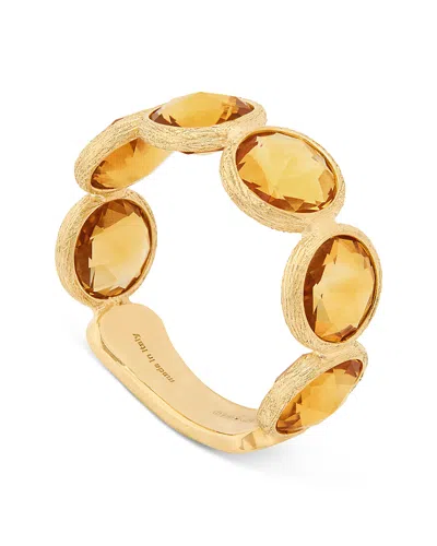 Marco Bicego 18k Yellow Gold Jaipur Color Gemstone Bezel Band In Multi