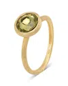Marco Bicego 18k Yellow Gold Jaipur Color Lemon Citrine Stackable Ring In Lemon Citrine