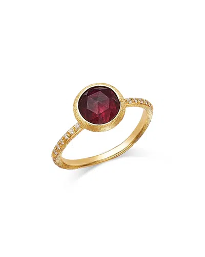 Marco Bicego 18k Yellow Gold Jaipur Color Pink Tourmaline & Diamond Bezel Ring - Exclusive In Pink/gold