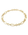 Marco Bicego 18k Yellow Gold Jaipur Link Polished Mixed Link Statement Necklace. 17.75 In Gold