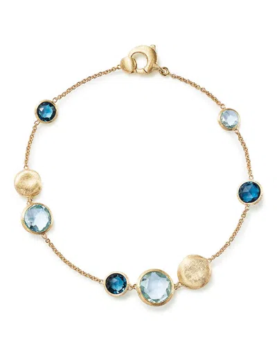 Marco Bicego 18k Yellow Gold Jaipur Mixed Blue Topaz Bracelet - Exclusive In Multi