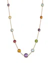 Marco Bicego Women's Jaipur Color 18k Yellow Gold & Multi-stone Station Necklace In Multi/gold