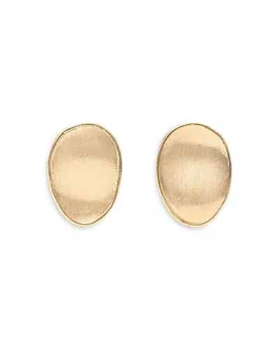 Marco Bicego 18k Yellow Gold Lunaria Oval Stud Earrings